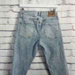 RSQ Women’s Slim Fit Light Wash Distressed Jeans 29x30 High Rise Vintage 90s Photo 8