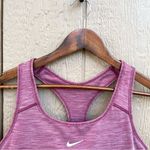Nike  Women’s Sports Bra Heathered Burgundy Light Padding Size XL Photo 3