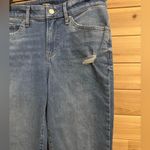 EXPRESS Size 4R Mid Rise 90’s Ankle Bootcut Distressed Raw Edge Hem Jeans Photo 5