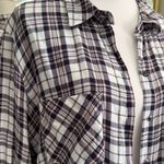 William Rast  Checkered Button Down Shirt - Navy and White Photo 1