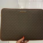 Michael Kors Brown Signature Laptop Case Photo 2