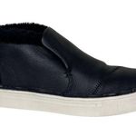 Toms Black Paxton Leather Slip-On Chukka Faux Fur Sneaker Comfy Winter Siz 8.5 Photo 0