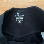 Nike Size XS  Dri Fit Cropped Leggings Activewear Solid Black Pants EUC Photo 2