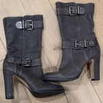 Vince Camuto Gray Leather Boots Photo 0