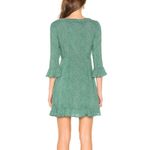 AUGUSTE Diamond Rumba Green & White Dot Mini Dress Size 4 Photo 1