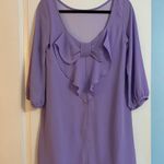 The Blue Door Collection Purple Mini Dress Photo 0