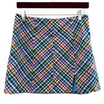 Urban Outfitters 🔵 SALE 3/$25 LANDON SEAMED BLUE CHECKERED PLAID COTTON LINED Photo 4