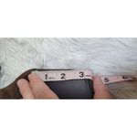 Isaac Mizrahi Live Andrea Size 8 Brown Leather Suede 3" Wedge Ankle Booties Photo 8