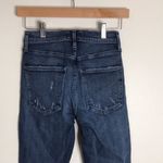 AGOLDE ladies distressed dark wash skinny jeans size 25 Photo 8