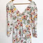Toxik3 Floral Faux Wrap Long Sleeve Romper Size M Photo 7