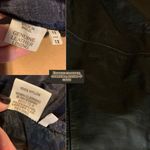 VINTAGE 1990’S BLACK GENUINE LEATHER MADE IN BRAZIL TROUSERS (11/12/L) Size L Photo 5