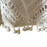 Bongo White Summer Overlay Beach V-neck Elastic Waist Kaftan Cover Up SZ XL Photo 4