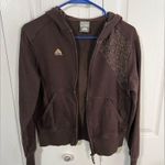 Nike  ACG All Conditions Gear Full Zip Brown jacket size small Photo 1