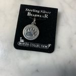 NEW Boyds Bearwear Sterling Silver Small Paw Coin Charm Pendant 925 Photo 3