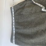 Hollister  Houndstooth Mini Skirt Black White Plaid Tweed Check Preppy Y2K Medium Photo 5