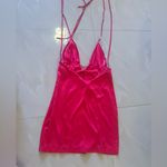 Elegant Pink Satin Slip Dress zeliha Xara mini dress size S Photo 5