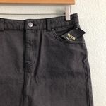 Def Leppard Junk Food Clothing  Washed Out Black Denim Skirt. Size 5 Photo 5