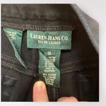 Ralph Lauren Straight Wide Leg Jeans Womens 12 Black Streetwear Grunge Photo 2