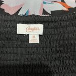 Candies Black Floral Cutout Spaghetti Strap Maxi Dress Size XL Photo 9