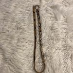 Brighton Animal Print Belt with Silver Accents size L length to first whole 29” Photo 9