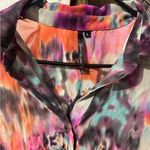CELINE  Vibrant Sleeveless Blouse - Pink, Orange, Black Photo 1