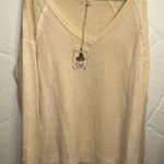 easel  Tan Relaxed Ribbed Hoodie Photo 0