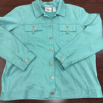 Erin London  Stretch Long Sleeve Button Up Jacket Size 1X Photo 0