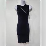 Free People  Intimately Hide And Seek Bodycon Black Dress Size M/L. B20 Photo 4