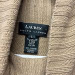 Lauren Ralph Lauren Women's Size Large Tan 100% Cashmere Turtleneck Sweater Vest Brown Photo 1