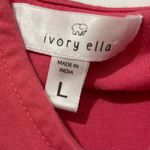 Ivory Ella  Elephant Back Drawstring Romper - Pink - Large Photo 7