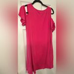 Women's Pink peek a boo Top or dress Size XL Photo 1