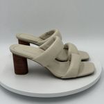 Vionic  Women’s Emaline Ivory Sandals Size 8.5 Heels Arch Support Comfort Leather Photo 1