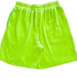 Free People Lime Green Terry Swimsuit Coverup Shorts ~ Women's Size XS Photo 3
