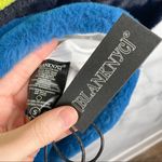 BLANK NYC NWT Super Nova Oversized Plush Faux Fur Striped Teddy Coat Jacket Boho Photo 8