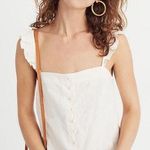 Madewell Linen Ruffle Strap Cami Photo 0