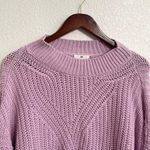 BP Womens Sweater Purple Lilac Cropped Balloon Sleeve Plus Size 3X Photo 3
