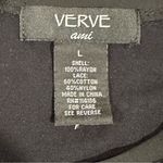 Verve Ami Black Crochet Knit Blouse | L | Scallop Boho Parisian Cottagecore Photo 5