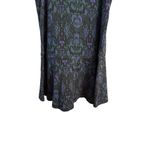 Free People  Amelia Knit Dress Blue Green Combo Size L Photo 9