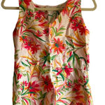 J.Crew TROPICAL FLORAL LINEN TOP Photo 0