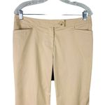 J.Jill Pants Capri 10 Bamboo Beige Stretch Genuine Fit Below Waist Cuff Hems New Photo 2