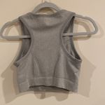 Aerie Offline By  Sweat Cardio Most Support Zip Front Bra Size Medium Gray Photo 2