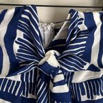 Lulus Delphi Blue and White Striped Tie Photo 6