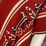 Vintage Vest Duster Poncho Festival Hippie boho C32 Red Size undefined Photo 2