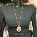 Betsey Johnson  Gold and Pink Snake Necklace Photo 0