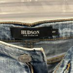 Hudson  Holly Jeans Women’s Size 27 Distressed Light Wash Straight Leg Photo 2
