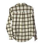 Old Navy  Beige & Brown Plaid Classic Long Sleeve Button Down S Photo 1