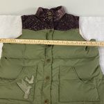 Old Navy  womens olive green puffer vest size L Photo 6