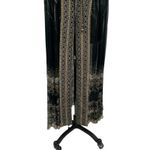 Camilla  Lace Up Front Dress Maxi Under A Full Moon Print Black Size Small Photo 6