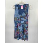 Fresh Produce  Midi Dress‎ Womens Medium Blue Floral Print Cotton Modal NEW Photo 1