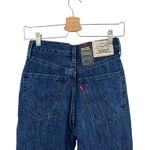 Levi's Wellthread 70's High Rise Straight Fit Jeans Dark Wash Blue Size 24 Photo 9
